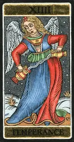 tempérance tarot