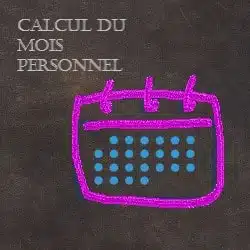 calcul mois personnel numérologie